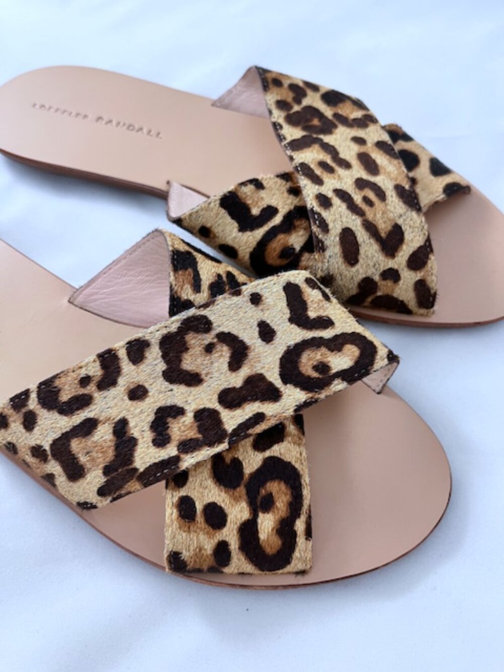 Loeffler Randall Leopard Print Sandals — Size 39 - Picture 2 of 8